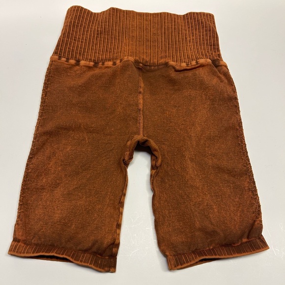 Free People Movement Bike Shorts NEW Women XS/S Good Karma‎ High Rise Amber - Picture 12 of 16